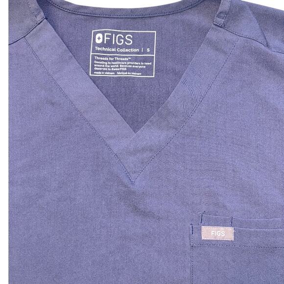 RARE EUC Figs Chisec Big Sky Three-Pocket Scrub Top Mens Size Small - Picture 1 of 4